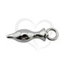 Plug anal metalico con aro extractor Small